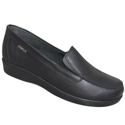 Calzado Casual de Cuero para Mujer R&oacute;mulo Ref 1089 Negro | Calzado C&oacute;modo y Ergon&oacute;mico | Tus Pasos Bogot&aacute;