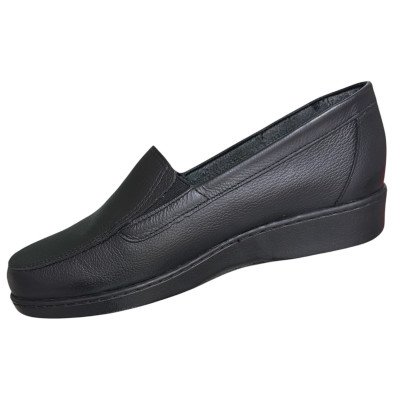 Calzado Casual de Cuero para Mujer R&oacute;mulo Ref 1089 Negro | Calzado C&oacute;modo y Ergon&oacute;mico | Tus Pasos Bogot&aacute;