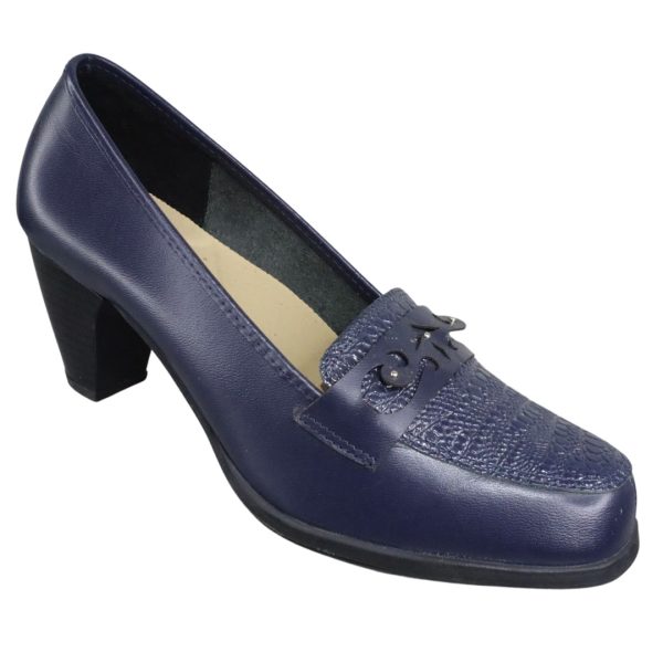 Romulo Ejecutivo Cuero Ref 4073 Azul
