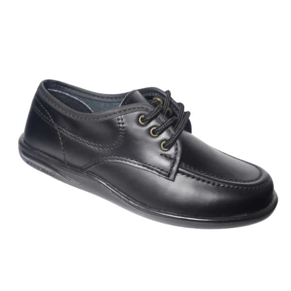 Zapato Colegial Bachiller Ref J599090  Negro x Negro  CROYDON