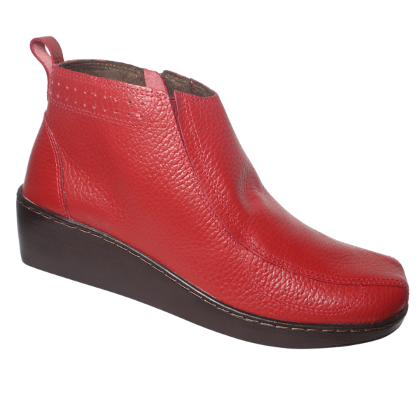 Romulo Bota Cuero Ref 6225 Rojo