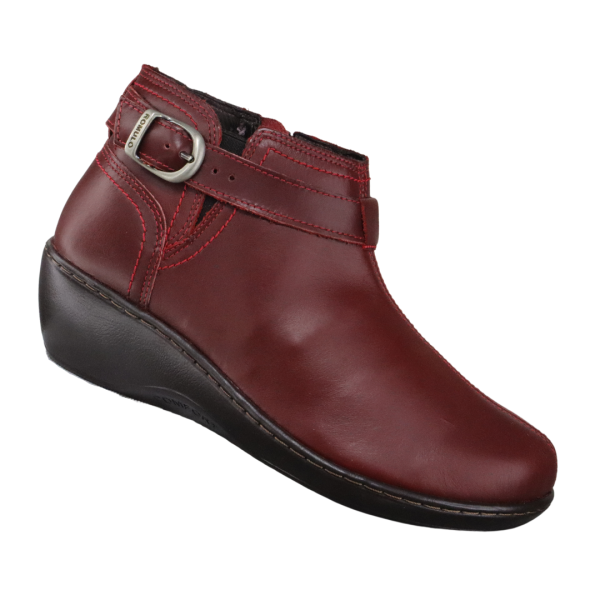 Romulo Bota Cuero Ref 6414 Rojo