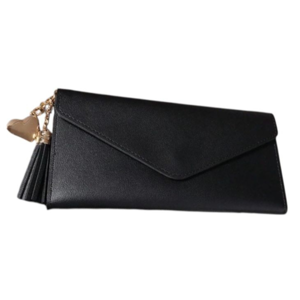 Billetera Dama Sintética Negro
