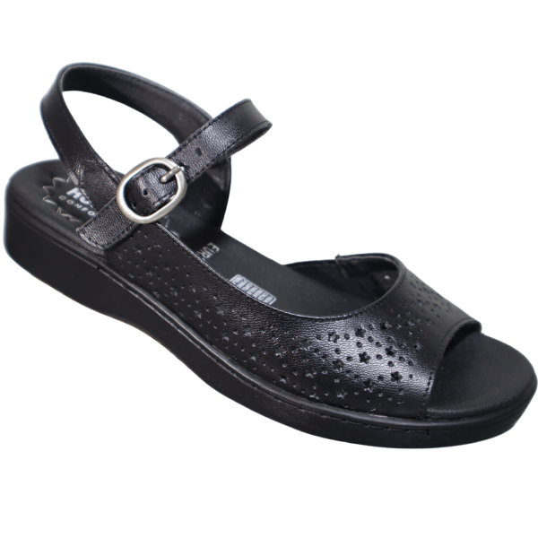 Calzado Romulo Sandalia Cuero Ref 5054 Negro