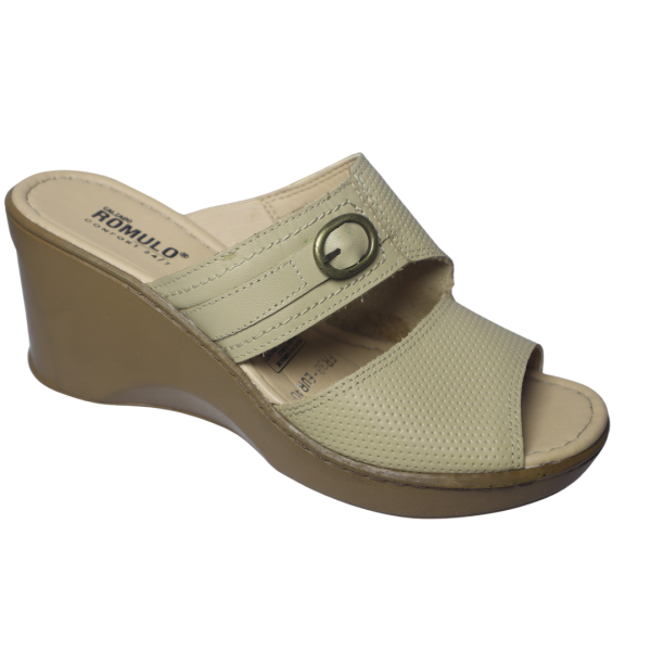 Calzado Romulo Sandalia Cuero Ref 5904 Beige