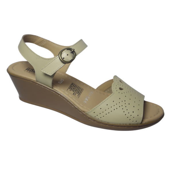 Calzado Romulo Sandalia Cuero Ref 5970 Beige