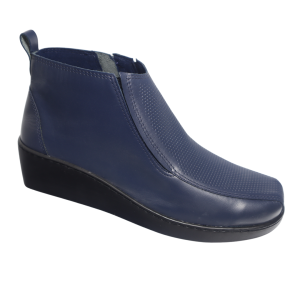 Romulo Bota Cuero Ref 6373 Azul