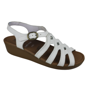 Romulo Sandalia Cuero Ref 1060 Blanco