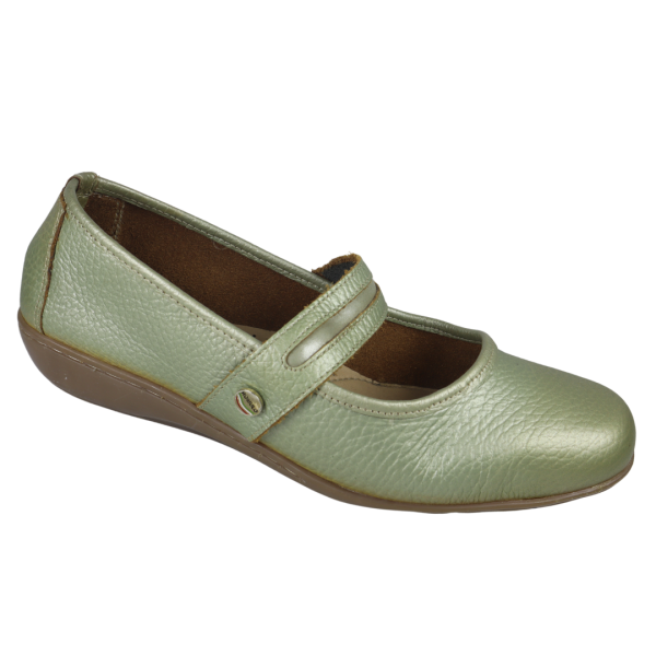 Romulo Casual Cuero Ref 2218 Verde Metal