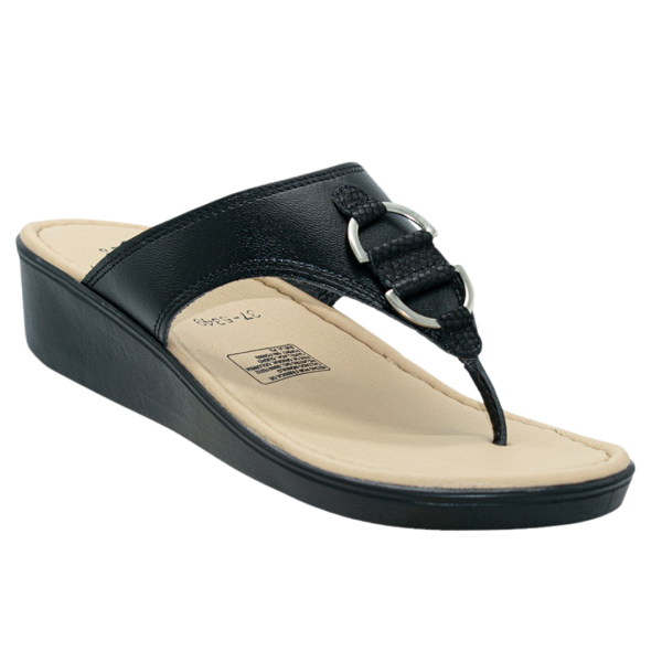 Calzado Romulo Sandalia Cuero Ref 5349 Negro