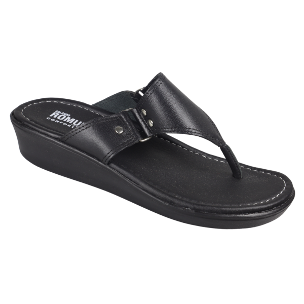 Romulo Sandalia Cuero Ref 5729 Negro