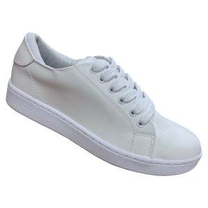 Tenis Unisex Cuero Blanco