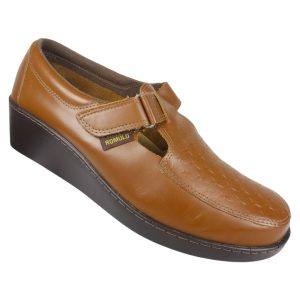 Romulo Casual Cuero Ref 2390 Miel Castaño