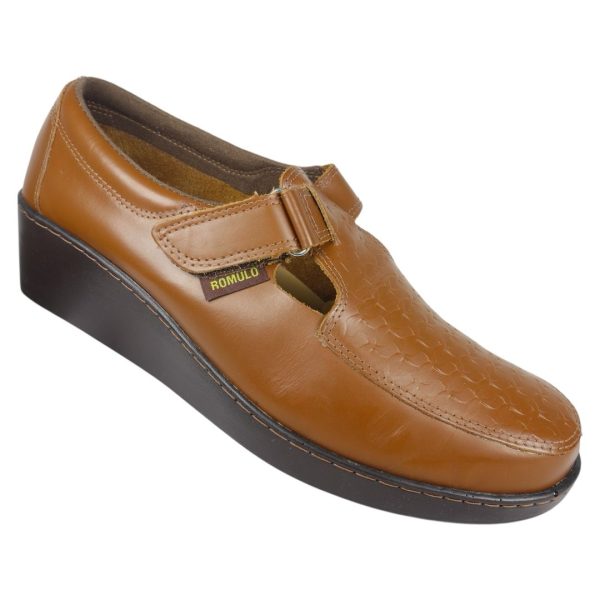 Romulo Casual Cuero Ref 2390 Miel Castaño