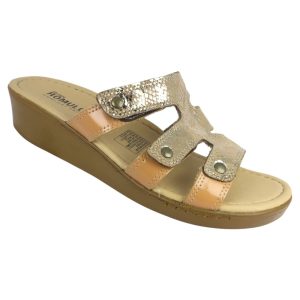 Romulo Sandalia Cuero Ref 5956 Oro